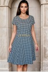 Rochie masuri mari Martha cu clini si maneca scurta