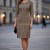 Rochie Palloma cu croiala usor cambrata, imprimeu floral, maneca 3/4 si buzunare